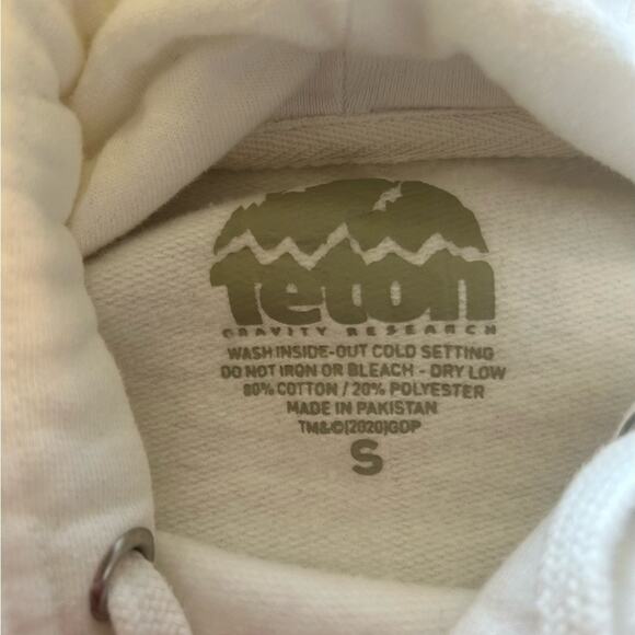 Grateful Dead X TGR white dancing bear skiers Hoodie Small - Picture 6 of 7